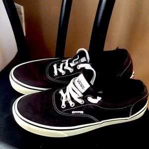Vans lace up black sneakers women’s size 8.5
